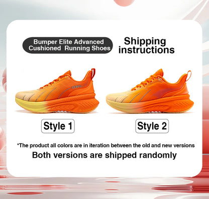 ONEMIX New Top Cushioning Running Shoes for Man Athletic Training Sport Shoes Outdoor Non-slip Wear-resistant Sneakers for Men