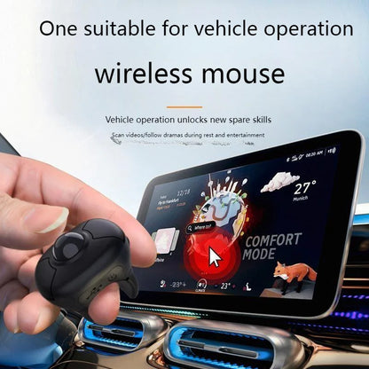 Novo Rato Trackball de Dedo em Anel 2.4G+Bluetooth Sem Fios com Controlo Remoto para Vídeos Curtos/PPT/Discursos/Ecrãs de Veículos