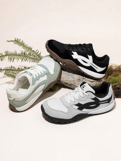 HOBIBEAR Unisex Wide Width Shoes Minimalist Barefoot Sneakers Hiking Trail Running Shoes for Men Women