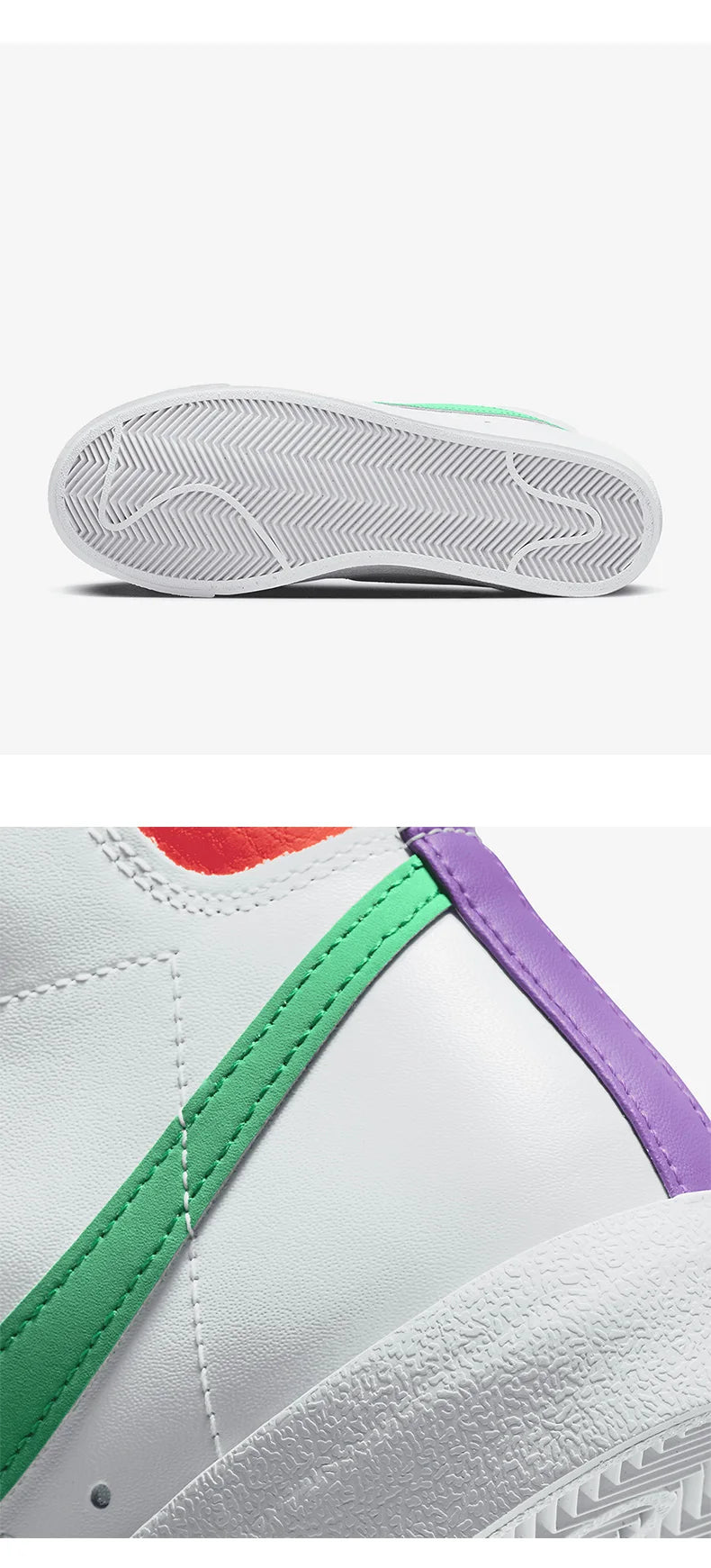 Ténis leves Nike Blazer Mid '77 para mulher, genuínos e oficiais, CZ1055-123