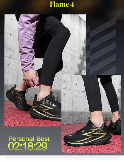 Marathon Men Running Shoes Carbon Board Speciality Sports Breathable Lightweight Women's Comfortable Chunta Athletic Sneakers