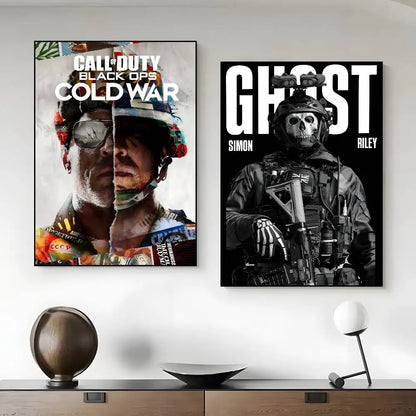 Call Of Duty Anime Fashion Poster art Canvas Prints Painting Wall Art Pictures for Living Room Decoration