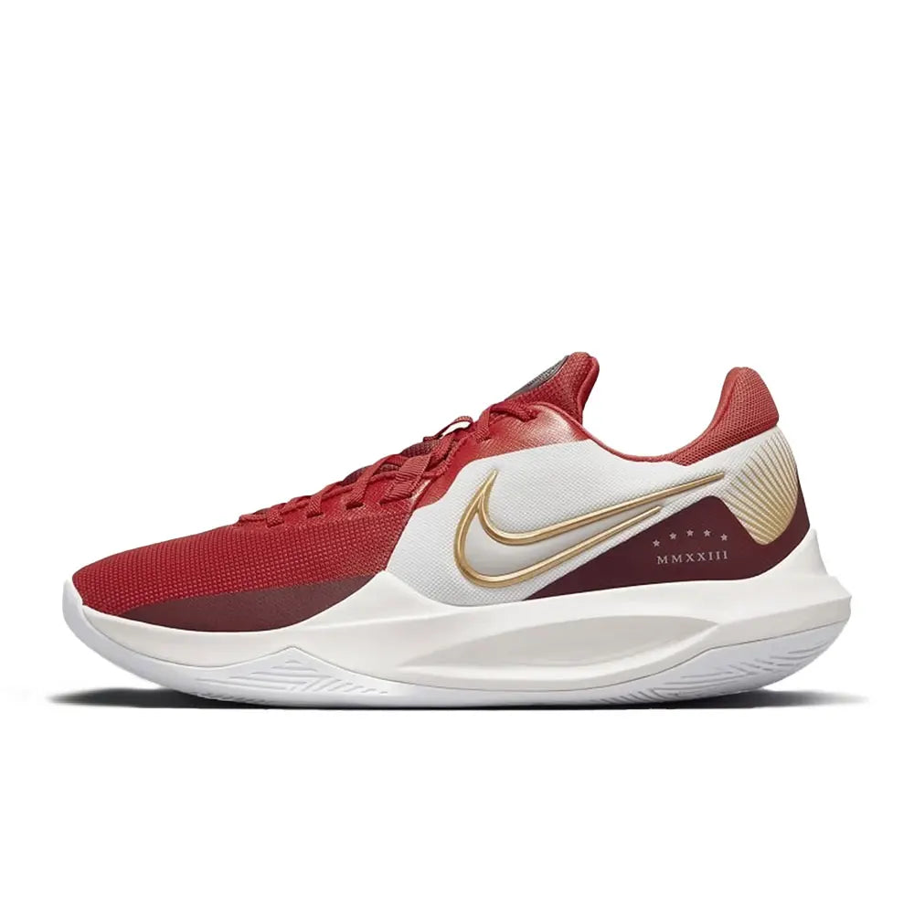Nike Precision 6 Comfortable and Versatile Low-Top Basketball Shoes for Men DD9535-008