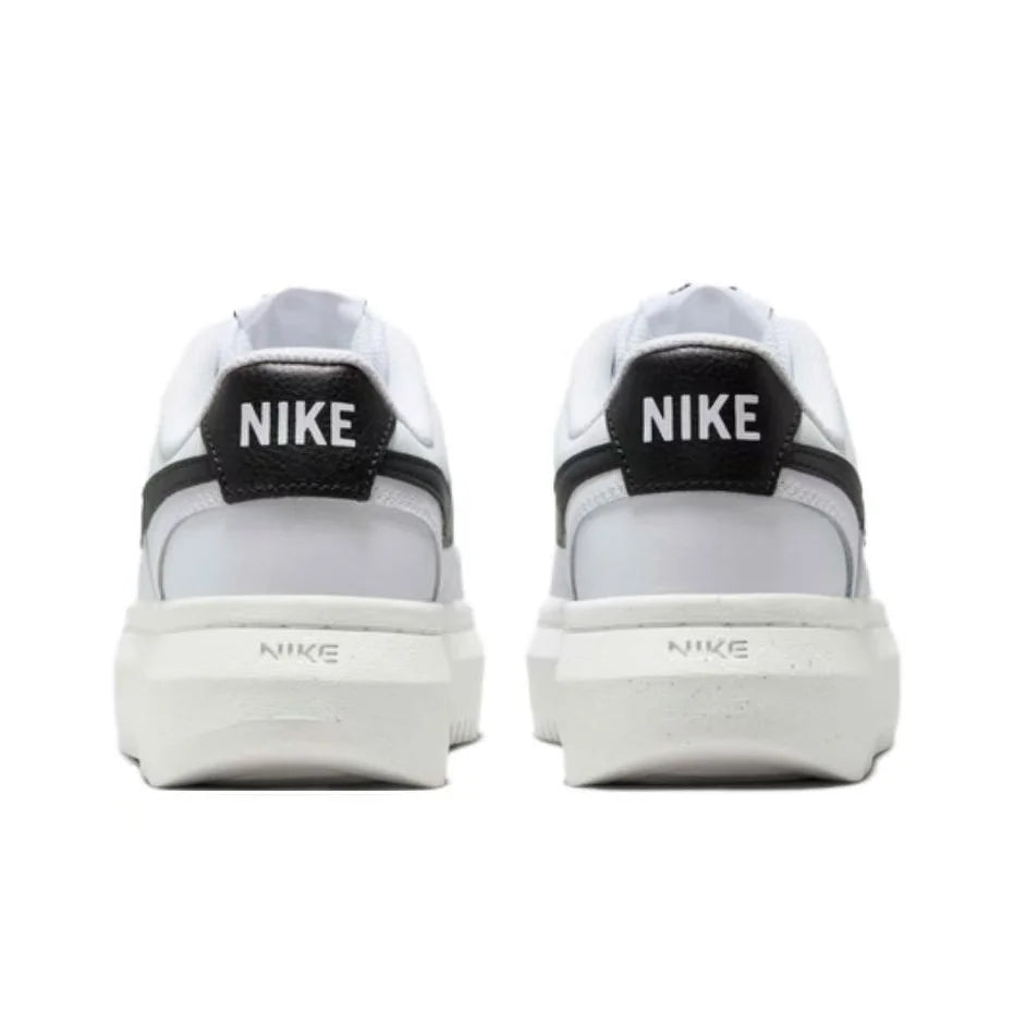 Nike Court Vision Alta Women's Low-Top Basketball Shoes Soft & Comfortable, Durable White/Black DZ5394-107