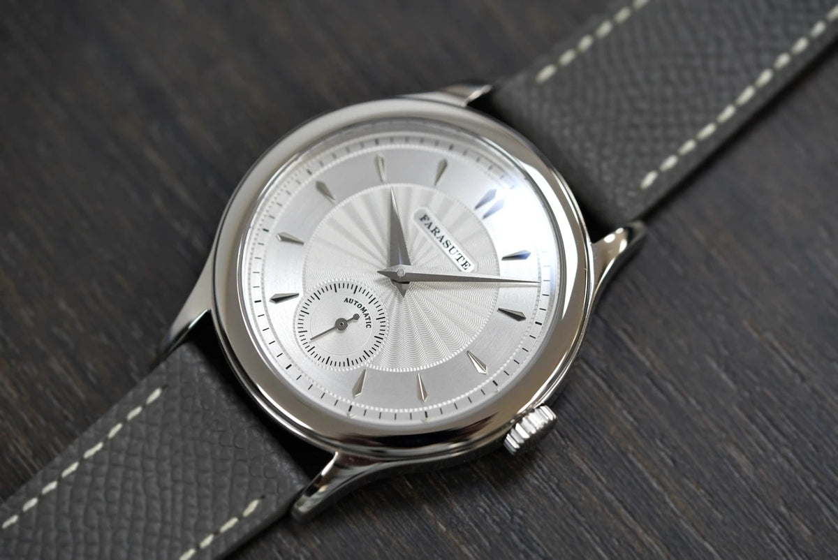 FARASUTE Luxury Mechanical Watch 316L Stainless Steel Case Hangzhou Customized Movement Small Second Hand Dial reloj hombre Gift