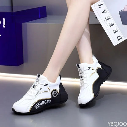 Large Size Spring and Autumn New Thick Sole Height Increasing Casual Men's Shoes Niche Trend Versatile Flat Sports Men's Shoes