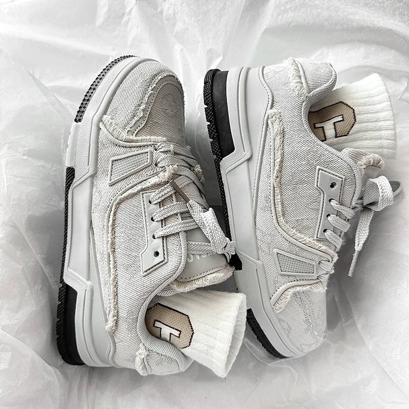 New Unisex Board Shoes Fashion Anti Slip Breathable Thick Soled Vulcanized Shoes Hot Selling Men's Women's Luxury Casual Shoes