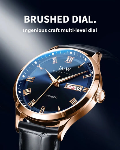 Carnival Brand High-end Series I&W Mechanical Watches Luxury Sapphire MIYOTA Movement Automatic Watches HD Luminous Reloj Hombre
