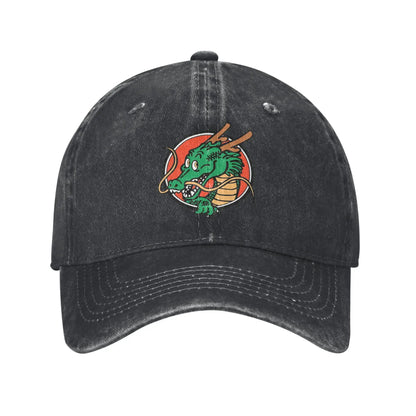 Produit gaming premium Fraquane, Dragon Ball Master Rosh TURTLE SCHOOL Unisex Baseball Cap Distressed Washed Caps Hat Fashion Outdoor Unstructured Soft Headwear