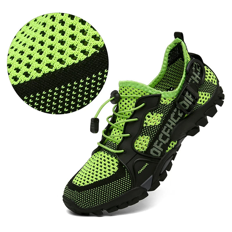 New Men's Outdoor Leisure Hiking Shoes Women's Beach Shoes Wading Shoes Couples Quick-Drying Rock Climbing Sneakers 36-47#