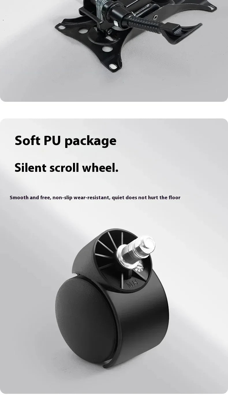 Office Chair Gaming Desk Ergonomic Computer Adjustable Armrests 3D Headrest Chair Lift Chair Back Can Tilt Back with Foot Pedals