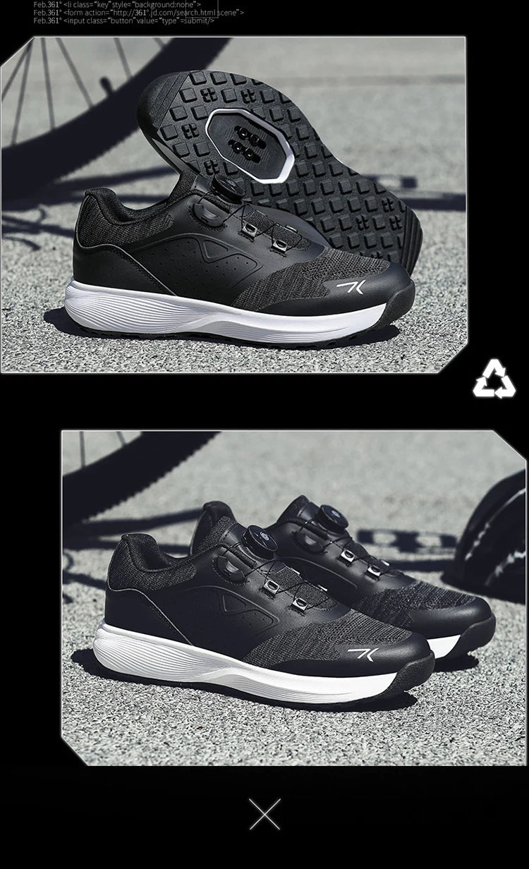 Cycling Sneaker MTB Men Sports Dirt Bike Shoes SPD Pedal Mountain Bicycle Footwear Speed Racing Man Flat Off Road Cycling Shoes