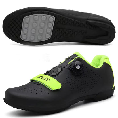 New Unisex pedal Cycling Shoes Flat shoes Suitable For Mountain Sports Pedal Self-Locking Cycling Shoes Breathable Cycling Shoes