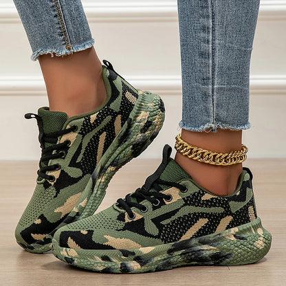 Camouflage Shoes Four Seasons New Mesh Breathable Sports Shoes Youth Students Casual Shoes Outdoor