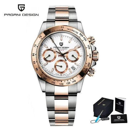 Gold 1644 PAGANI DESIGN 2026 New Men's Watches Top Brand Luxury Mens Quartz Wrist Watch Men Watch Men Chronograph Waterproof