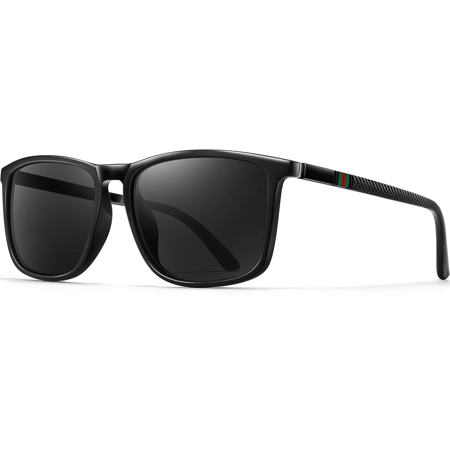 Classic Square Polarized Sunglasses Unisex UV400 Lightweight Shades for Driving Fishing Outdoor Travel