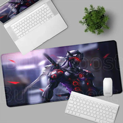 Overwatch Gaming Anime Girl Large XXL Mouse Pad HD Printing Computer Keyboard Mats Laptop Office Rubber Soft Desk Rug 900x400 MM
