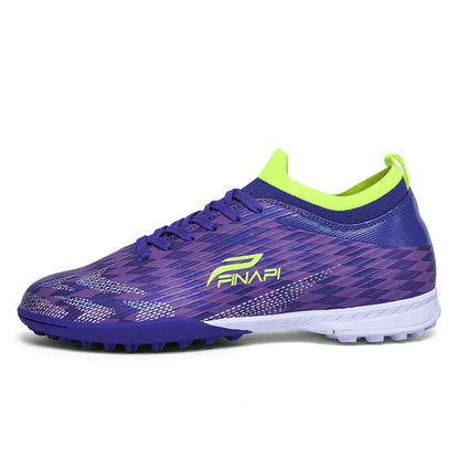 Nuevas zapatillas de fútbol para hombre de alta calidad, tacos para partidos en interior, botas de fútbol para exterior superventas, para césped, de caña alta, fútbol sala, antideslizantes