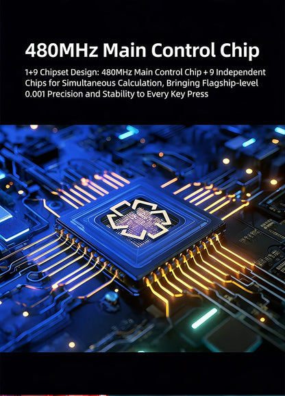 IROK Carotmas Mercury68 Mercury 68 Mercury68 Pro Mercury68 Max RT 0.001mm 8K Gamer Wired Gaming Magnetic Mechanical Keyboard