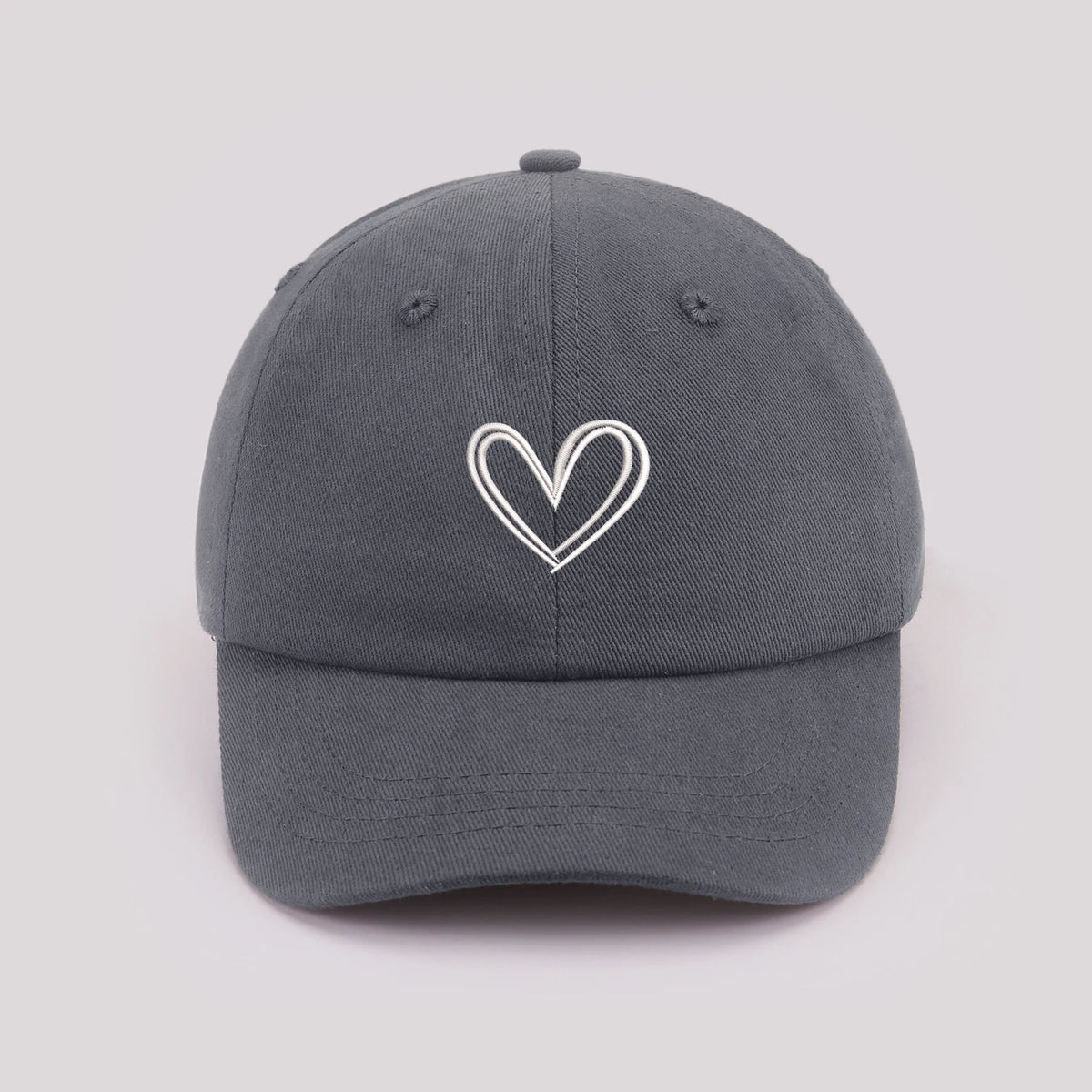 Cartoon heart-shaped Baby Baseball Cap Cute Solid Color Toddler Sun Hat with Ears Summer Adjustable Kids Boy Girl Peaked Cap ﻿