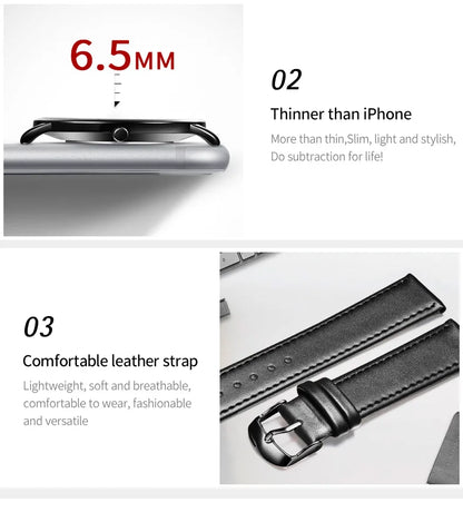 OLEVS 5869 Men's Watch Japan Quartz Movement Thin Case Fashion Waterproof Watch For Men Calendar Simple Original Male Wristwatch