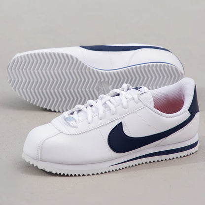 Nike Women's Shoes Cortez Basic Sl Bg Sports Shoes Casual Shoes Breathable Classic White Shoes Sneakers 904764-106