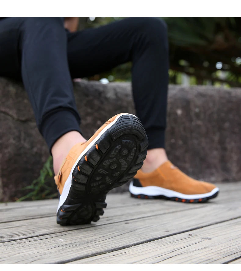 New Outdoor Hiking Camping Light Running Jogging Casual Sports Men's Shoes Non-slip Loafers Hiking Shoes Large Size 38-50