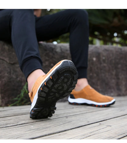 New Outdoor Hiking Camping Light Running Jogging Casual Sports Men's Shoes Non-slip Loafers Hiking Shoes Large Size 38-50