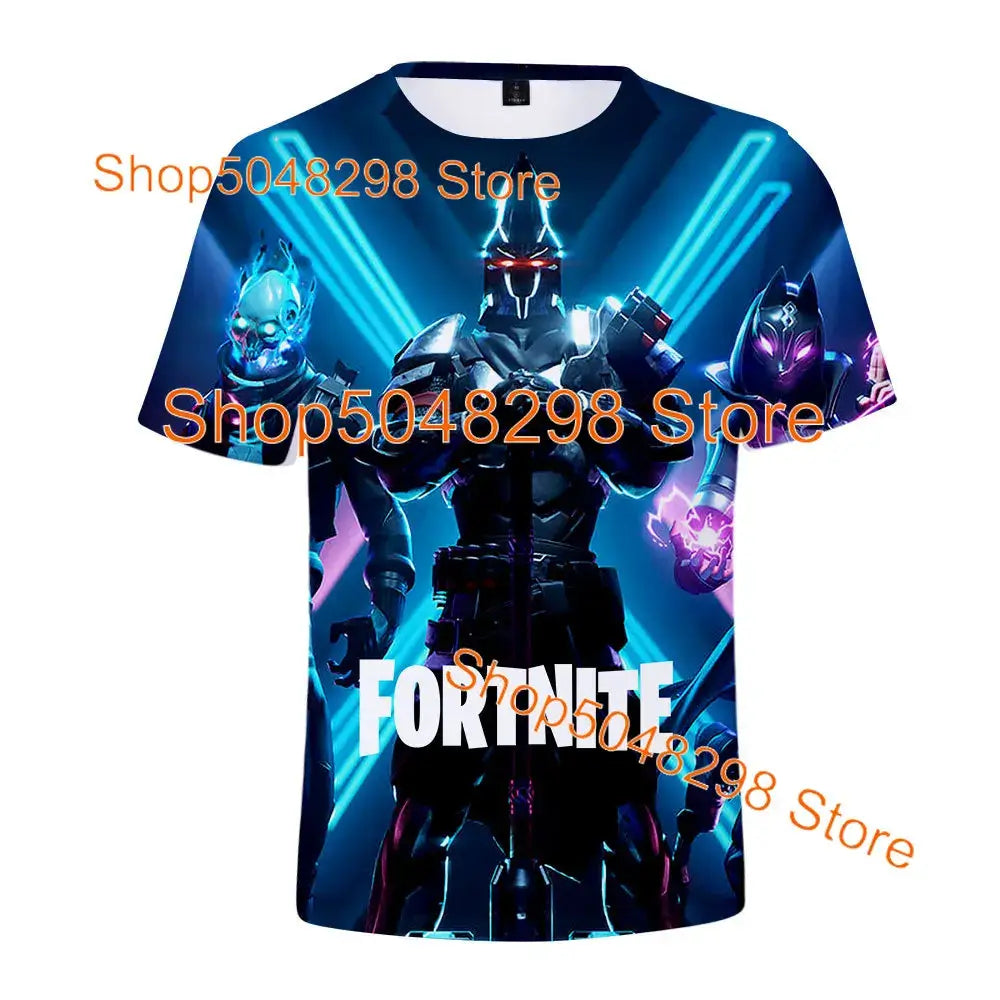 Μπλουζάκι Bushranger Fortnite για παιδιά, 3D εκτύπωση Banana Peely, T-shirt για άνδρες και γυναίκες, Tee Battle Royale Game, καλοκαιρινά τοπ, δώρα γενεθλίων