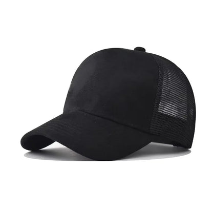 New Summer Mesh Baseball Cap Women Men Letter Patch Snapback Hat Casual Breathable Unisex Street Hip Hop Trucker Caps