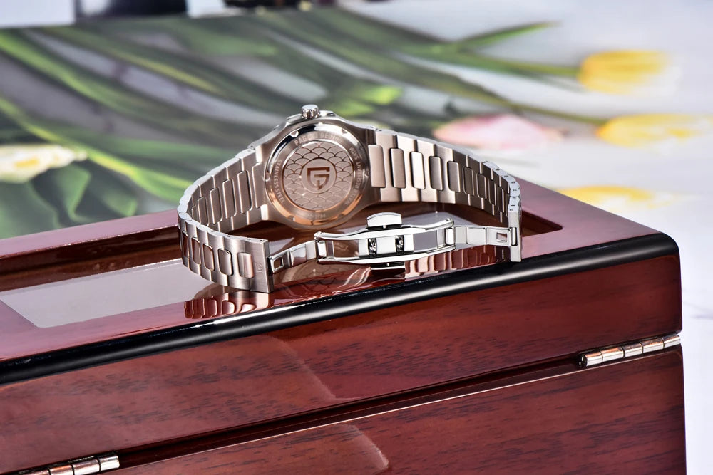 2025 New PAGANI DESIGN Women's Watch Automatic Date Luxury Quartz Watch Japan Epson VX3HA Watch Stainless Steel Waterproof Clock