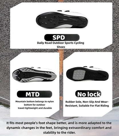 Cycling Sneakers Breathable MTB Shoes Men Women Trail Mountain Bicycle Riding Shoes Sport Road Bike Shoes Spd Pedal Cycle Shoes