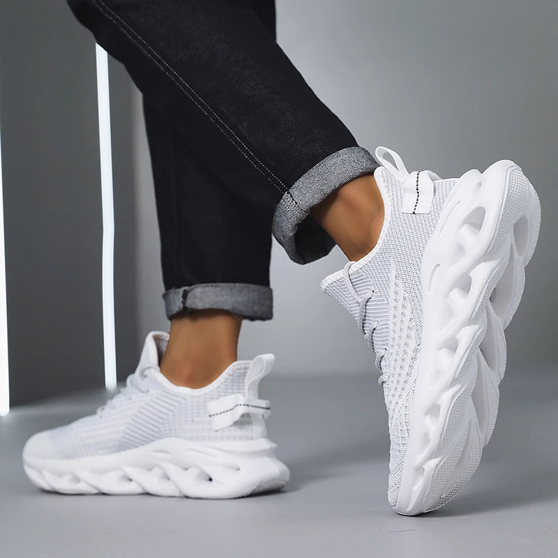 Men Sneakers Comfortable Breathable Mesh Tennis Outdoor Sports Running Gym Jogging Shoes Flat Lightweight Walking Shoes for Men