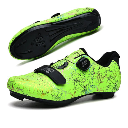 New Cycling Shoes Men Self-Locking Road Cycling Shoes Outdoor Mountain Cycling Sports Shoes Women Indoor Spinning Cycling Shoes