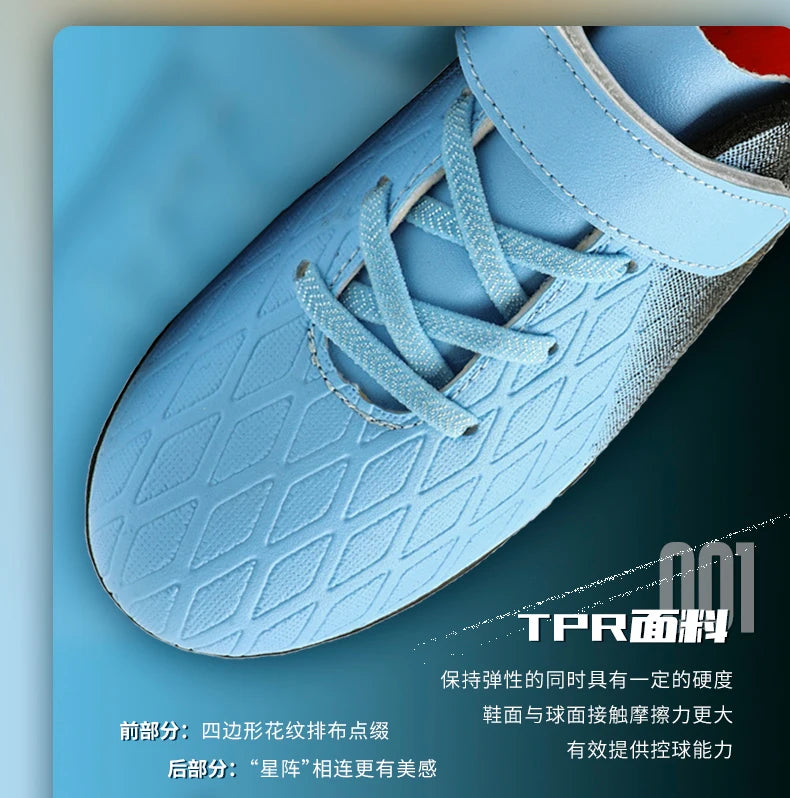 New Men Soccer Shoes Girls Cleats Outdoor Match Training Sport Football Boots Long Spikes Comfortable Breathable Boys Non Slip