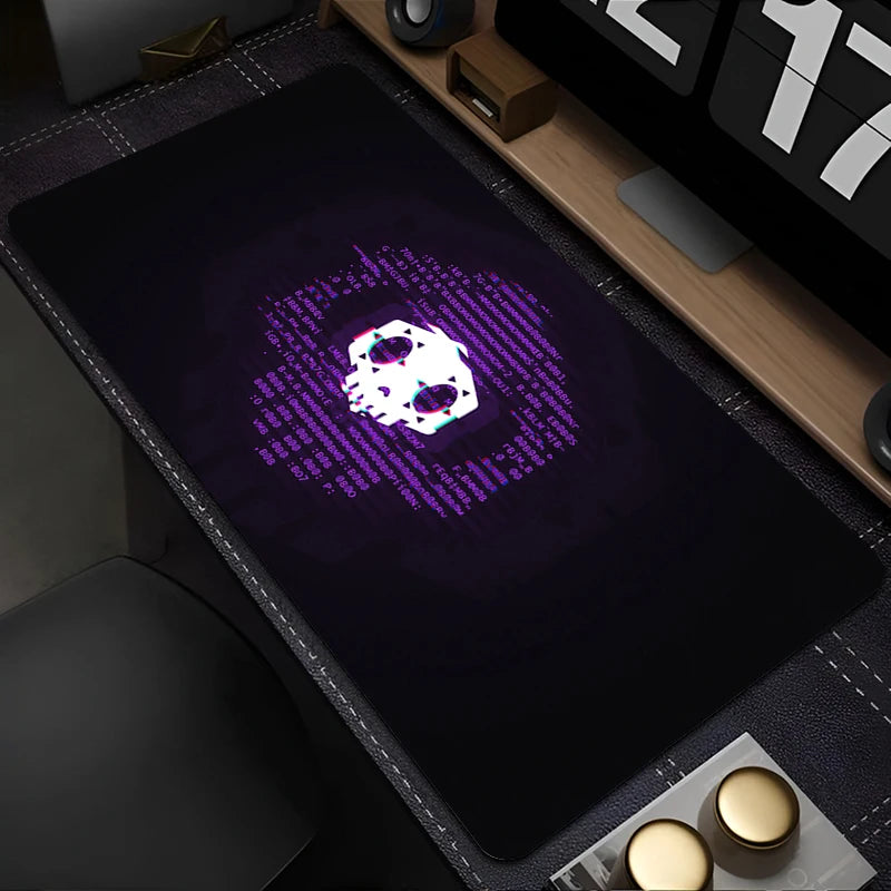 Tapete de Rato PC Overwatch Sombra Sexy Roxo Kawaii Menina Anime para Portátil e Teclado, Acessório Gaming para Secretária Gamer