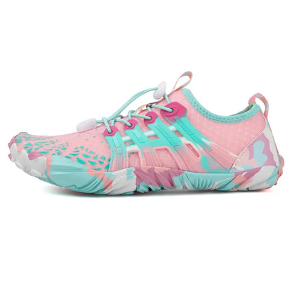 Men Women Water shoes Upstream Wading Swimming Barefoot Five Fingers Aqua Shoes Colorful Beach Seaside Light Unisex Sneakers New