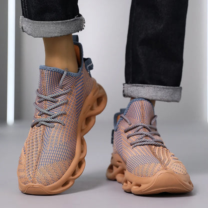 New Running Sneakers Newest Breathable Comfort For Women Low Top Large Size Men's Sports Increase Shoes Mesh Jogging Casual