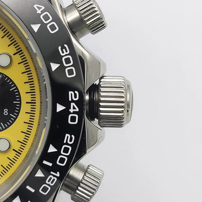 2025 New Design Vintage Men's Watch Moon Quartz Watch Men's Speed Sport Chronograph AR Sapphire VK64 Clock Men watch