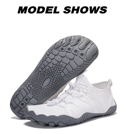Men Women Wading Shoes Beach Swimming Shoes Outdoor Barefoot Quick-Drying Upstream Shoes Water Sports Diving Fitness Sports Shoe