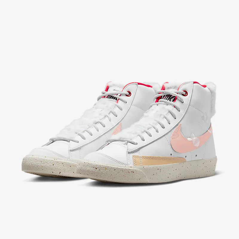 Nike Official Genuine BLAZER MID PRM GCEL Women's High-Top Sneakers FD4342-181