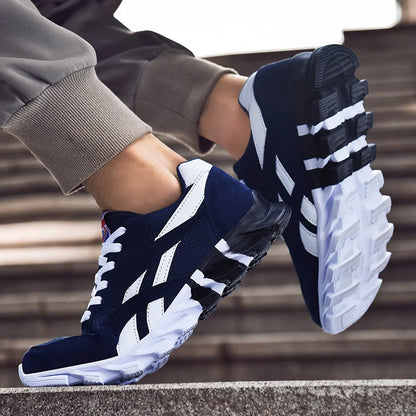 Men's Shoes Marathon Running Sports Shoes Casual Sneakers Soft Comfortable Training Shoes Wear Resistant Sneakers Men Sneakers