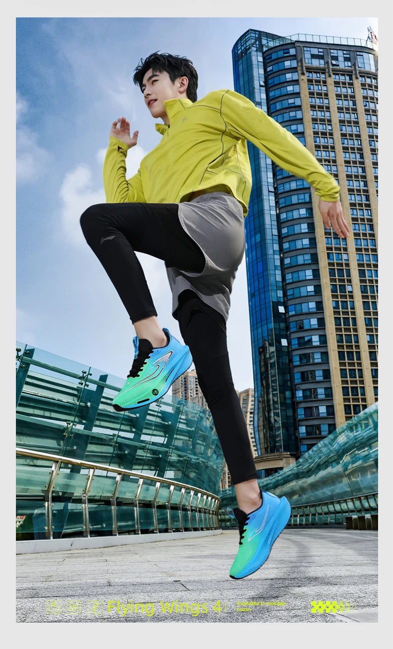 Carbon board men's and women's anti slip running shoes, professional marathon sports breathable mesh CHUNTA sports shoes