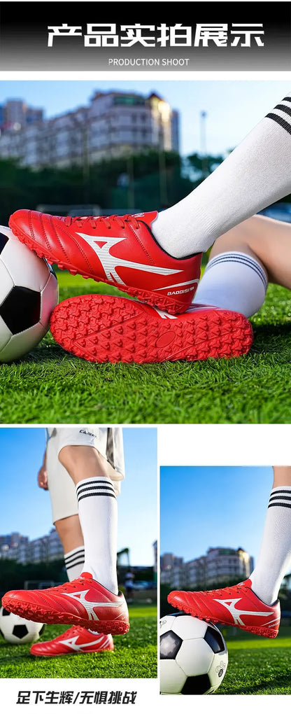 New Arrival Main Push  Soccer Cleats Long Broken Studs Outdoor Sports Football Shoes