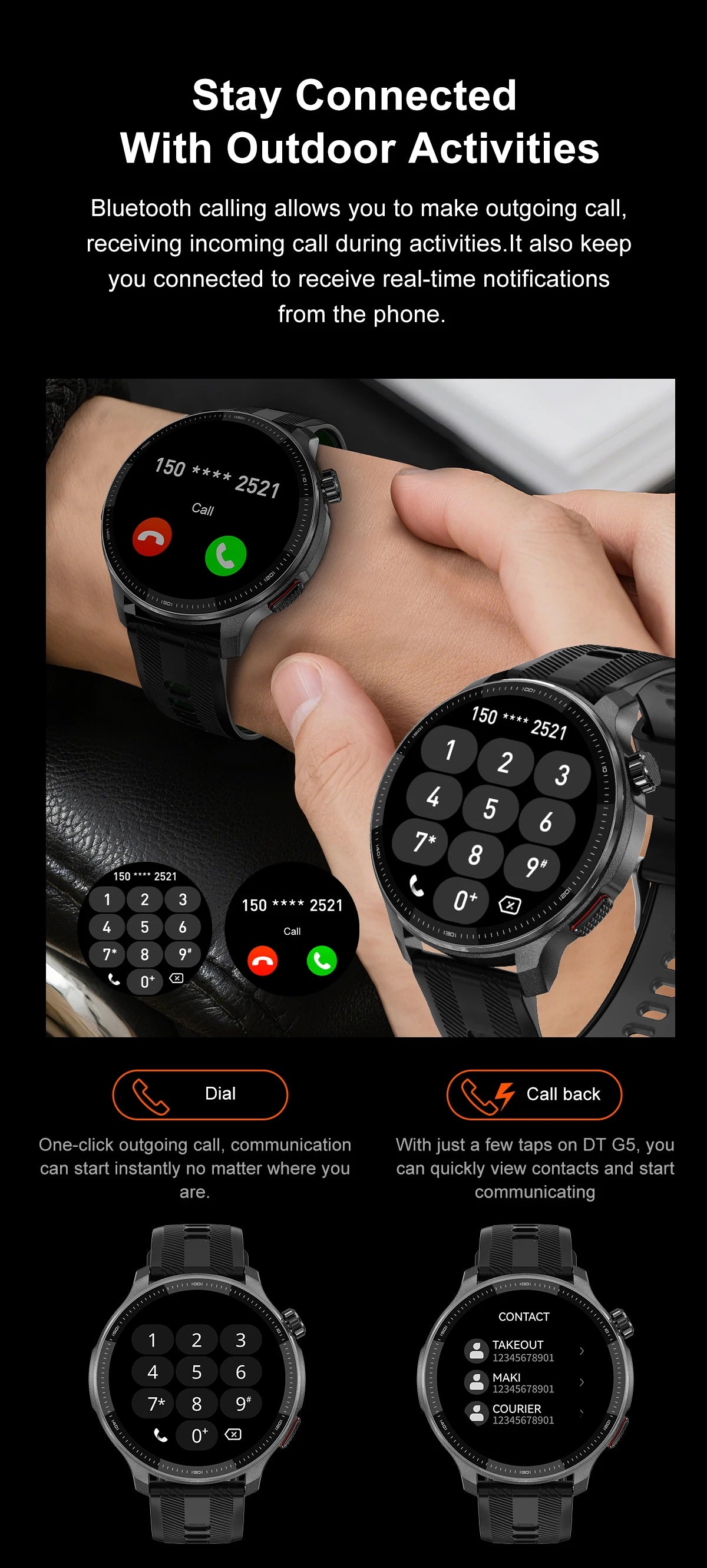 New 4GB Storage Smart Watch GPS Offline Map Local Music Video 200+Custom Dial Swim Outdoor Sport Explosion-proof Military Watchs