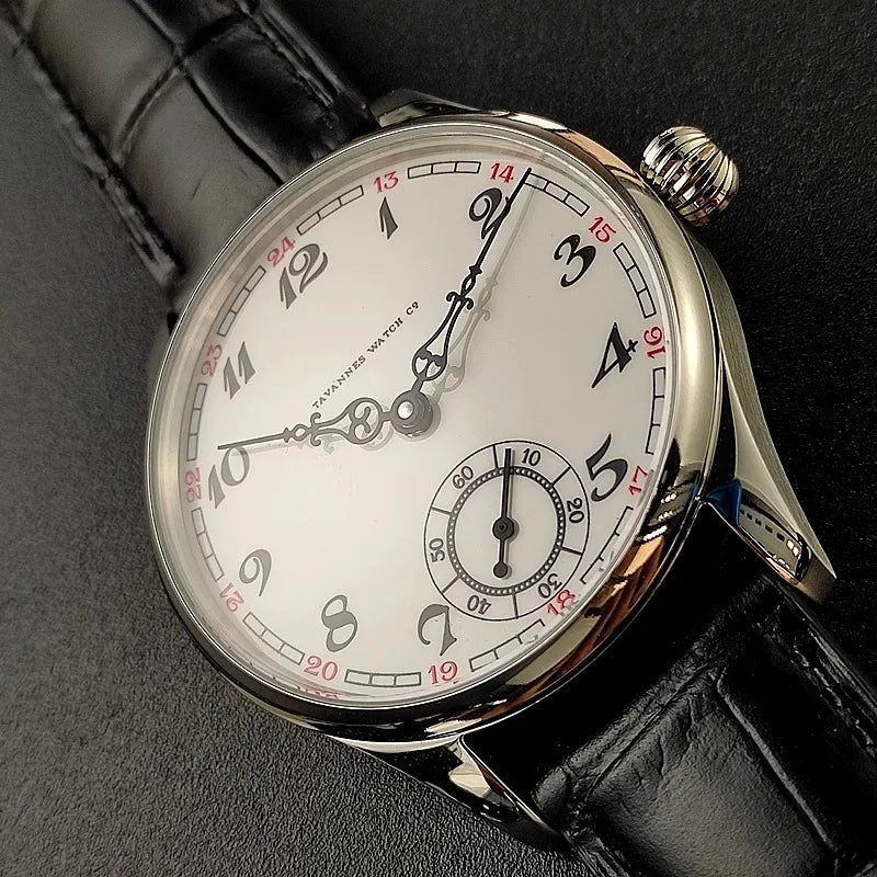 Men's Manual Mechanical Watch Roasted Blue Pin Seagull ST3621 Vintage Business Men's Waterproof Genuine Leather Watch