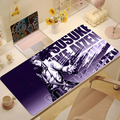 B-BLEACH Rebirth of Souls Mouse Pad Desk Mat Large Non-slip Anti-fray Keyboard Ergonomic Office Rubber PC Home Custom