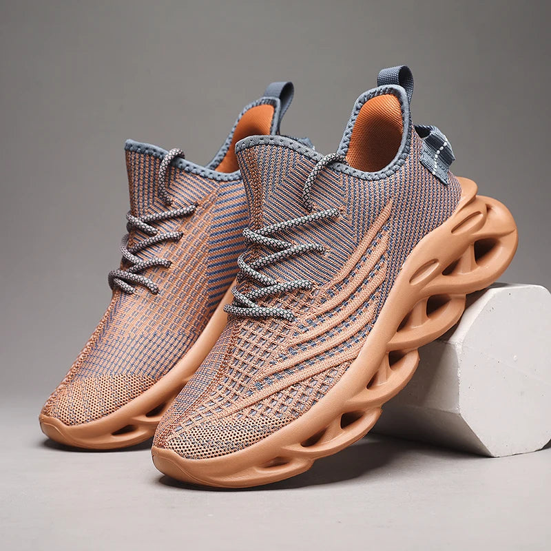 New Running Sneakers Newest Breathable Comfort For Women Low Top Large Size Men's Sports Increase Shoes Mesh Jogging Casual