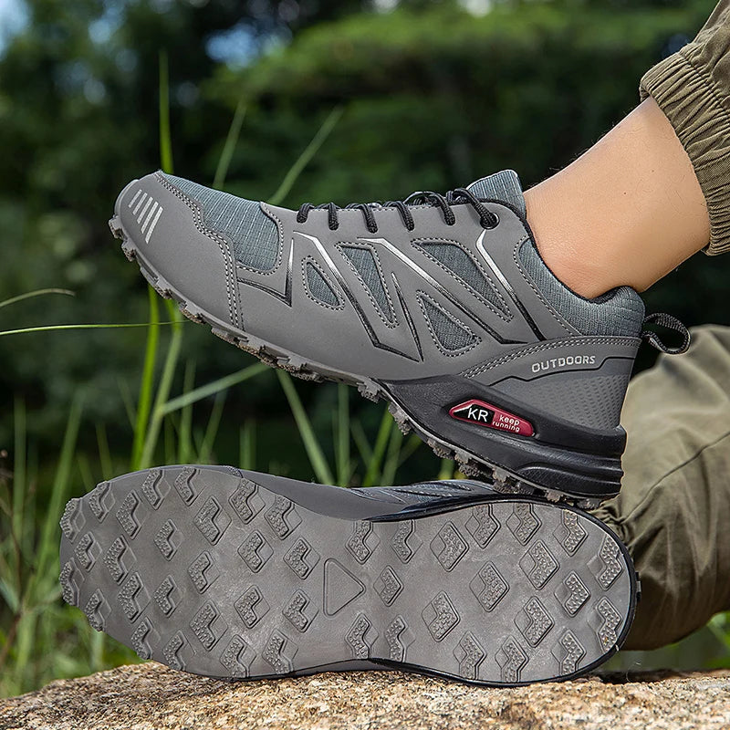 Men's Hiking Shoes Waterproof All-Terrain Outdoor Sneakers Non-Slip for Trekking Camping Tactical Training  Outdoor Cycling