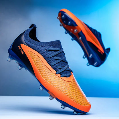 New Men Football Boots Sport Adult Long Spikes Soccer Shoes Training Outdoor Cleats Breathable Non Slip Boys Match Comfortable